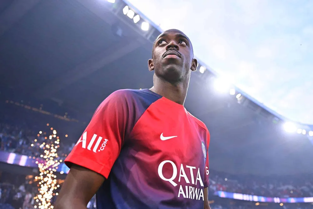 Ousmane Dembélé avec le PSG (PSG.FR)