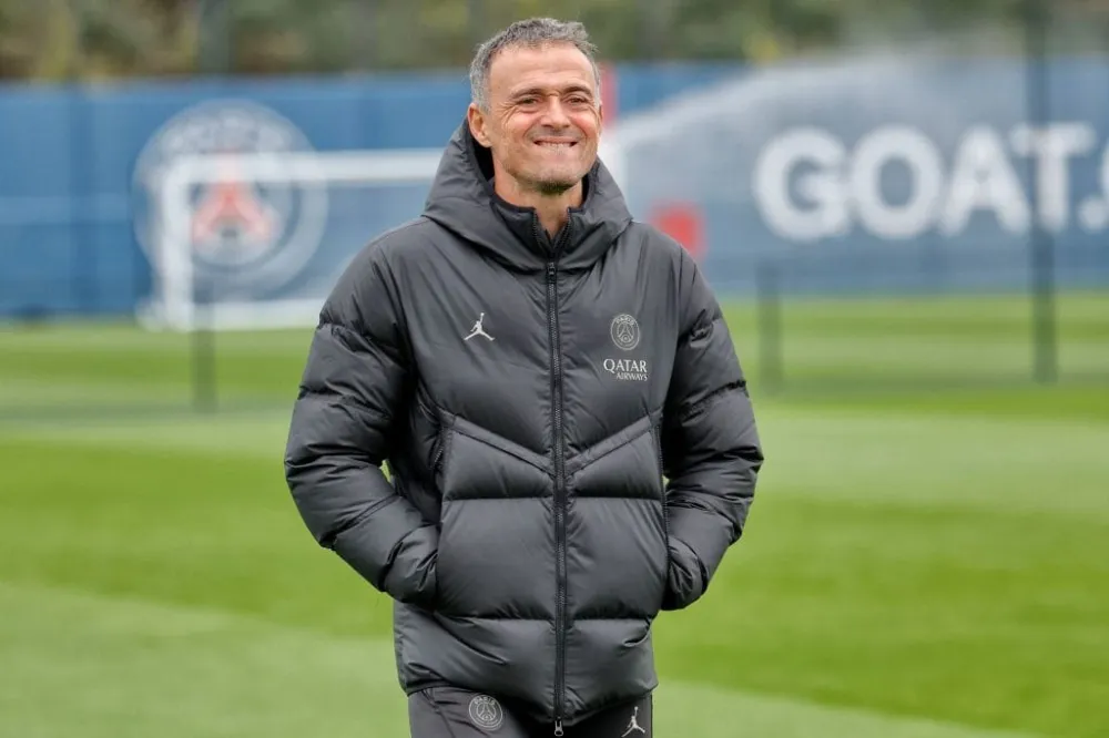 Luis Enrique, l'entraineur du PSG (PSG.FR)