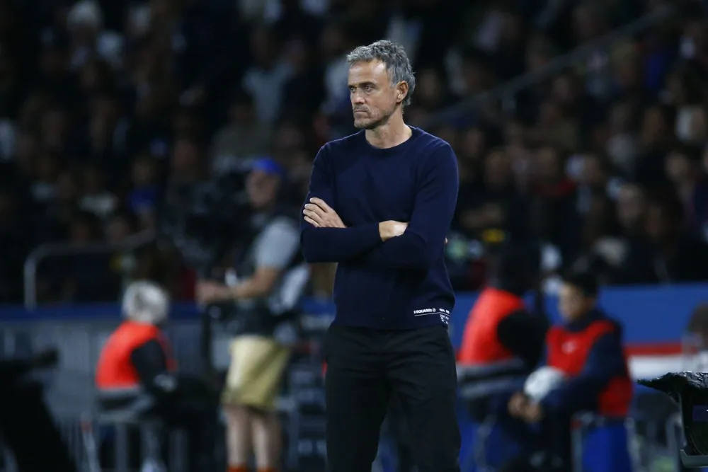 Luis Enrique, l'entraineur du PSG (PSG.FR)