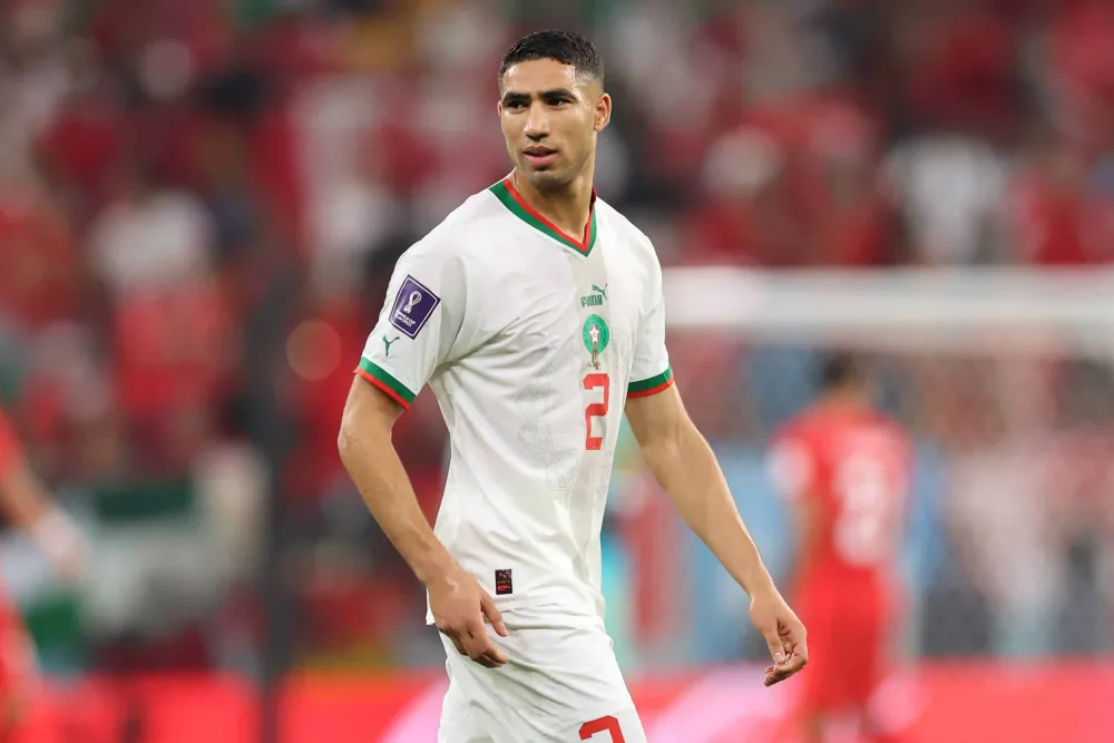 Achraf Hakimi nommé avec le Maroc (PSG.FR)