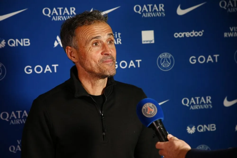 Luis Enrique, l'entraineur du PSG (PSG.FR)