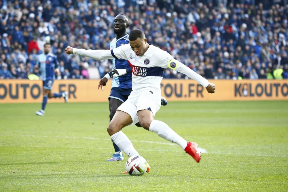Kylian Mbappé, buteur face au Havre (PSG.FR)