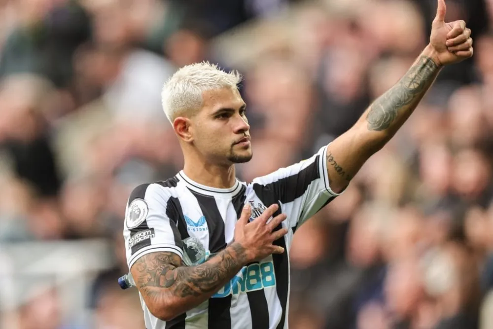 Bruno Guimaraes avec Newcastle (Goal)