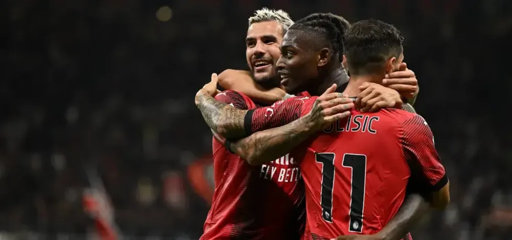 Rafael Leao avec l'AC Milan (acmilan.com)