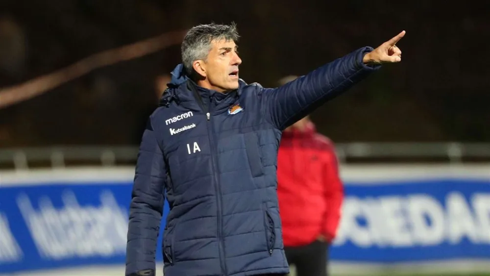 Imanol Alguacil, l'entraineur de la Real Sociedad (Real Sociedad)