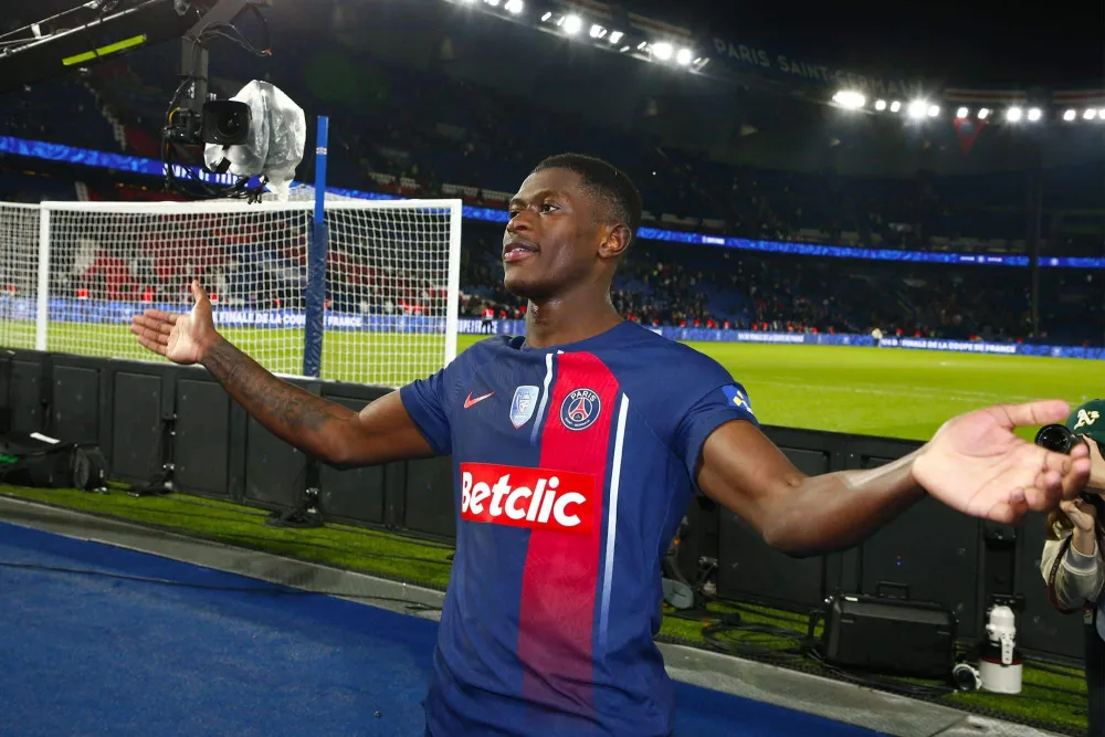 Nuno Mendes, le latéral gauche du PSG (PSG.FR)