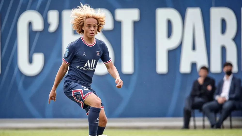 Xavi Simons avec le PSG (PSG.FR)