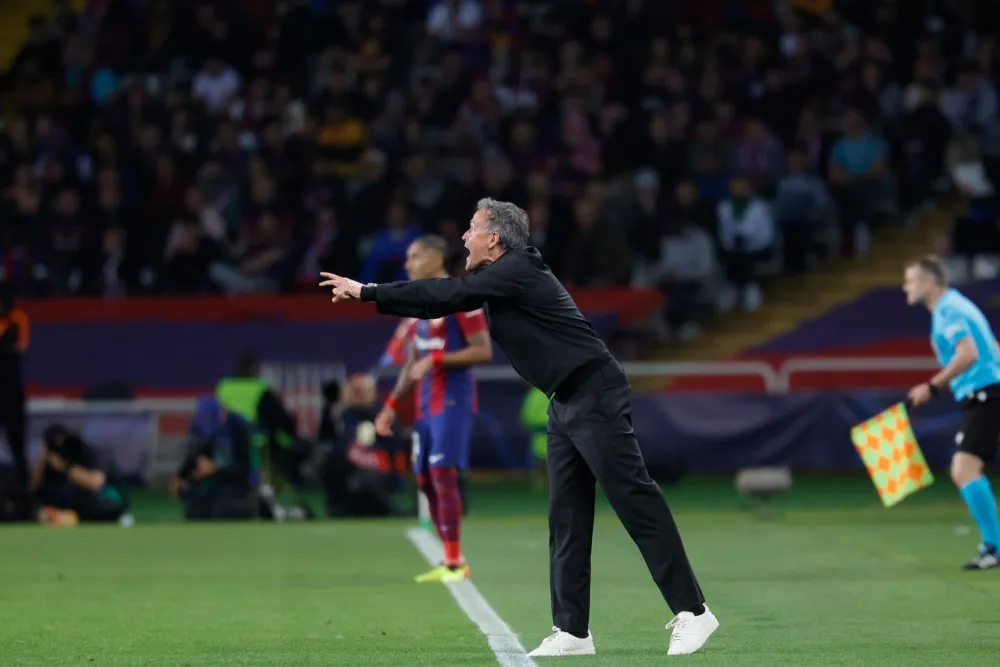 Luis Enrique, l'entraineur du PSG (PSG.FR)