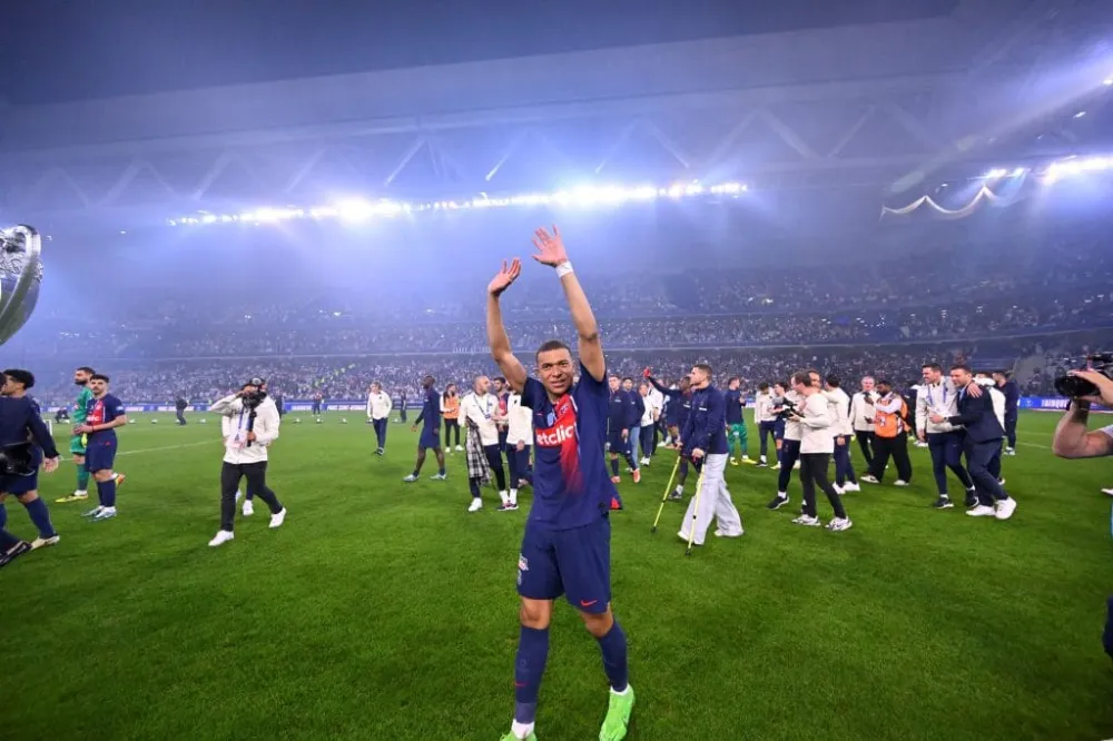 La dernière de Kylian Mbappé avec le PSG (PSG.FR)