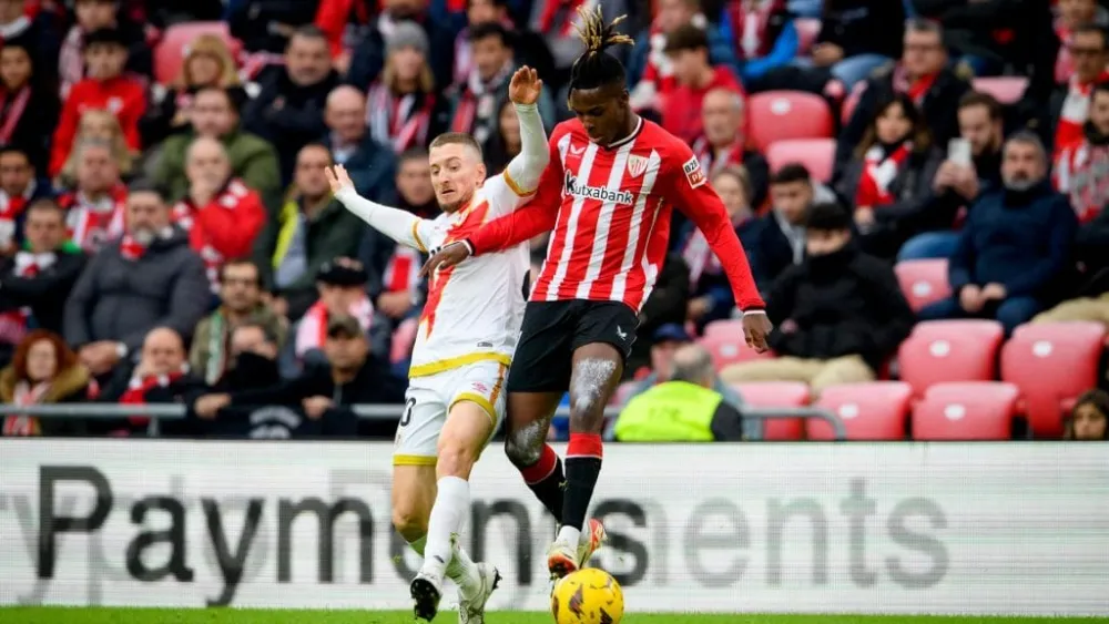 Nico Williams avec l'Athletic Bilbao (athletic-club.eu)