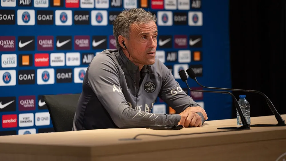 Luis Enrique, l'entraineur du PSG (PSG.FR)