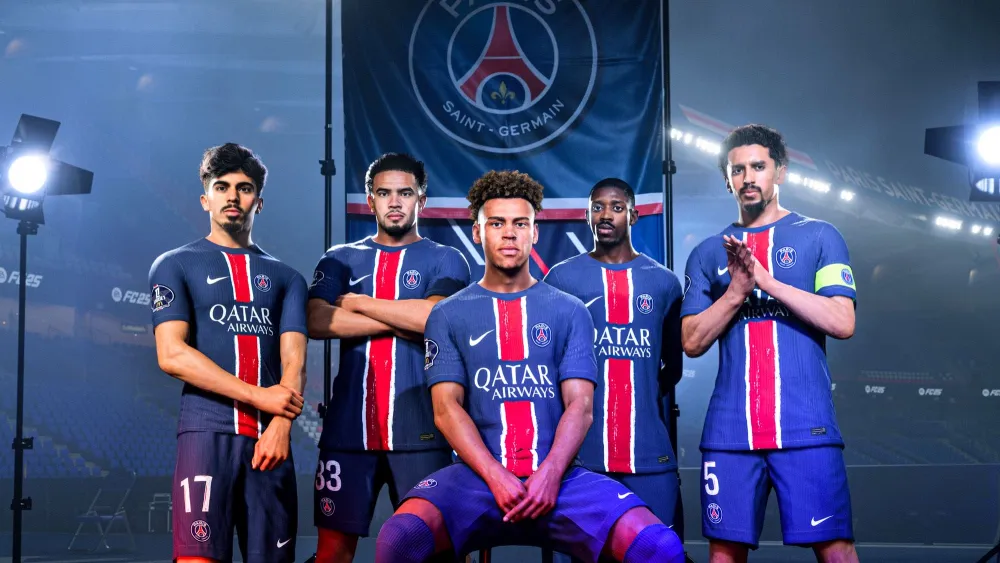 Les joueurs du PSG dans FC25 (PSG.FR)