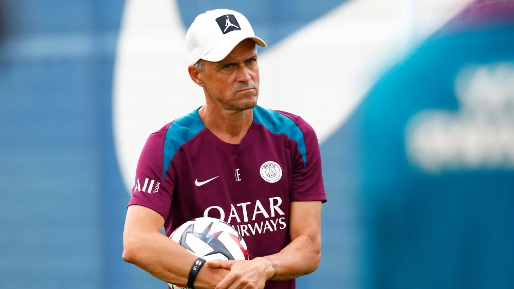 Luis Enrique, l'entraineur du PSG (PSG.FR)