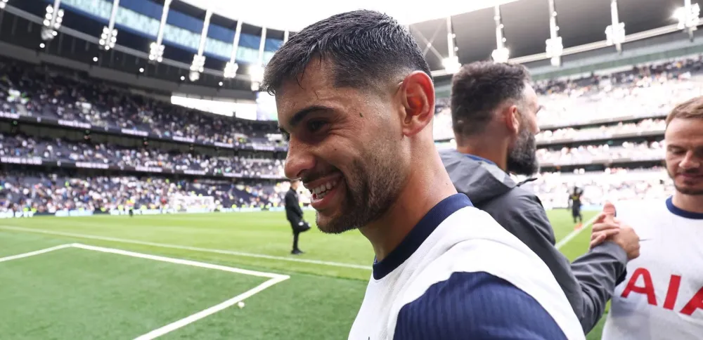 Cristian Romero avec Tottenham (tottenhamhotspur.com)
