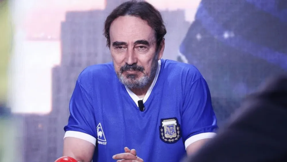 Didier Roustan sur le plateau de L'Equipe du Soir (capture)