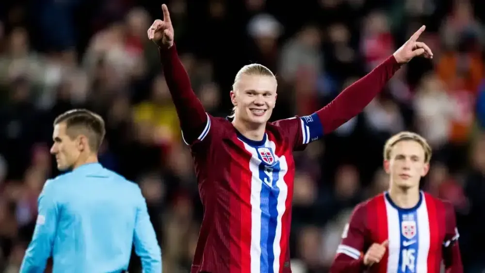 Erling Haaland avec Manchester City (mancity.com)