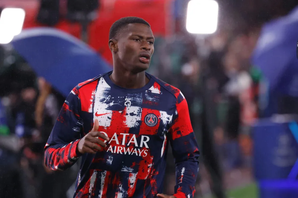 Nuno Mendes avec le PSG (PSG.FR)