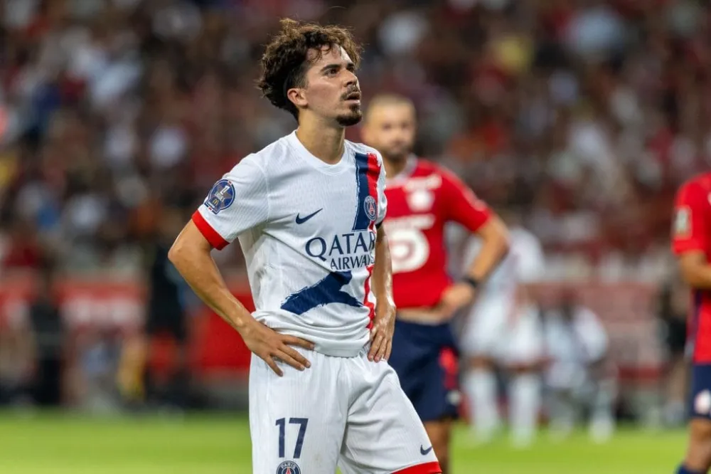 Vitinha avec le PSG (PSG.FR)