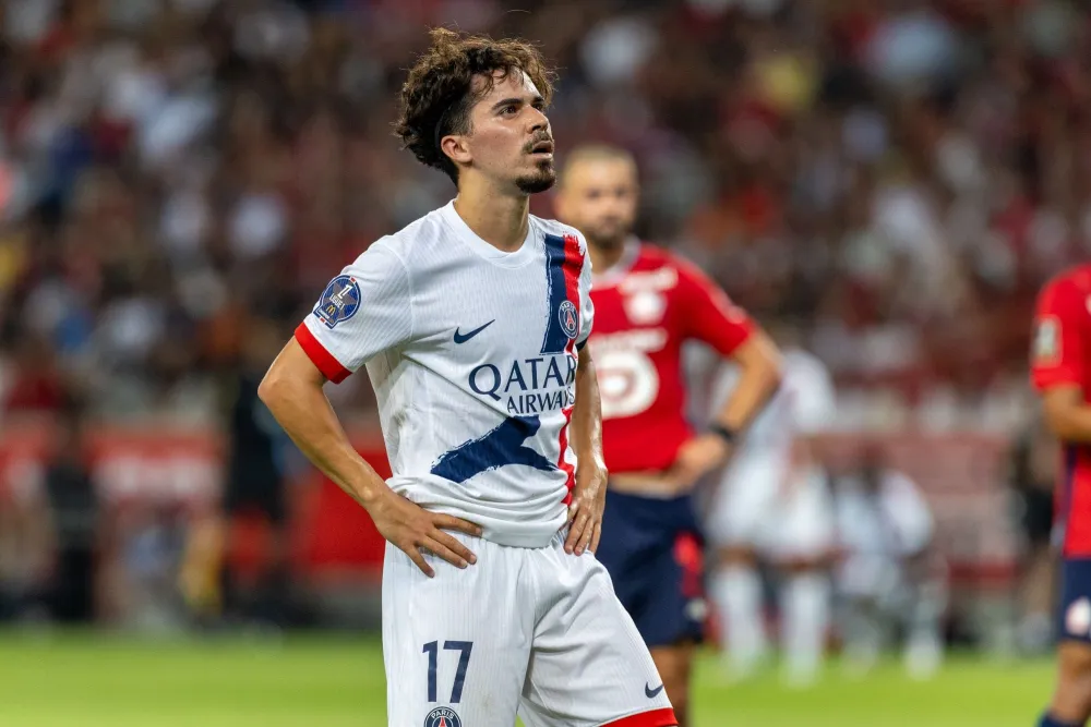 Vitinha avec le PSG (PSG.FR)