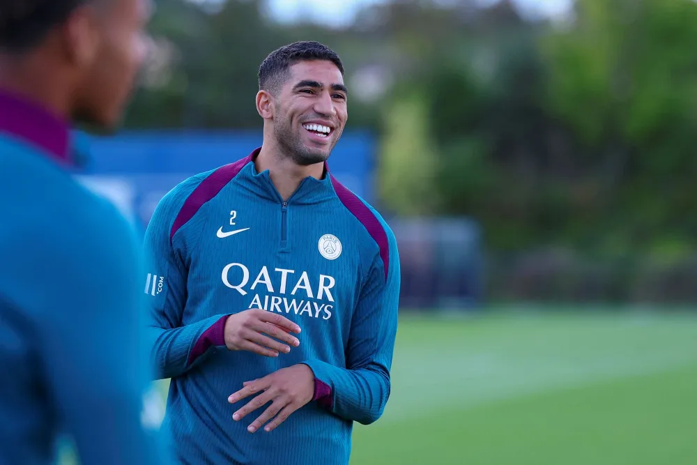 Achraf Hakimi, le latéral du PSG (PSG.FR)