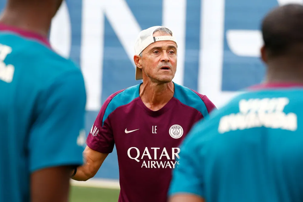 Luis Enrique, l'entraineur du PSG (PSG.FR)