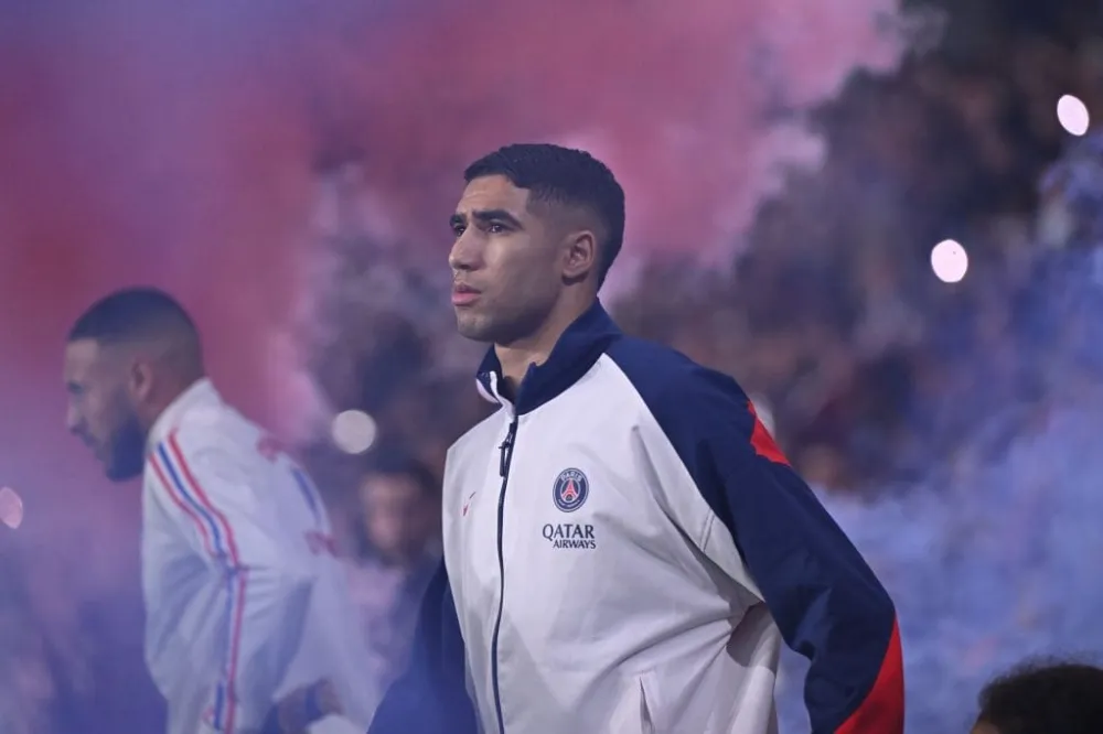 Achraf Hakimi avec le PSG (PSG.FR)