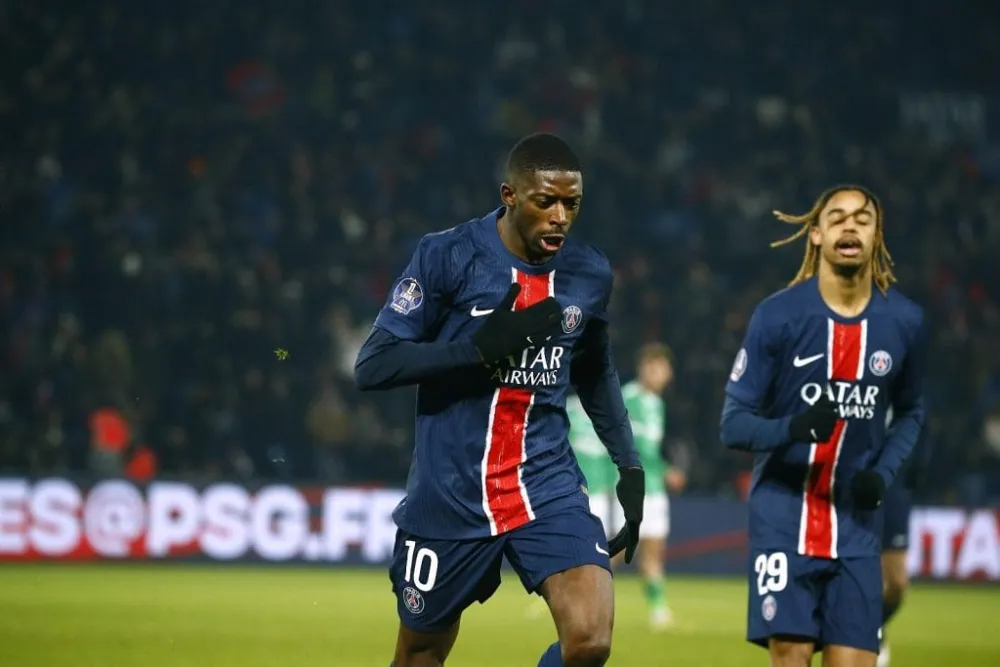 Ousmane Dembélé avec le PSG (PSG.FR)