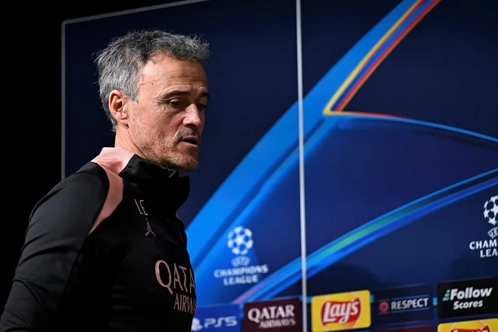 Luis Enrique, l'entraineur du PSG (PSG.FR)