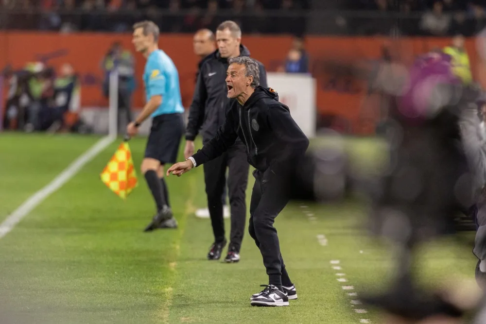 Luis Enrique, le coach du PSG (PSG.FR)