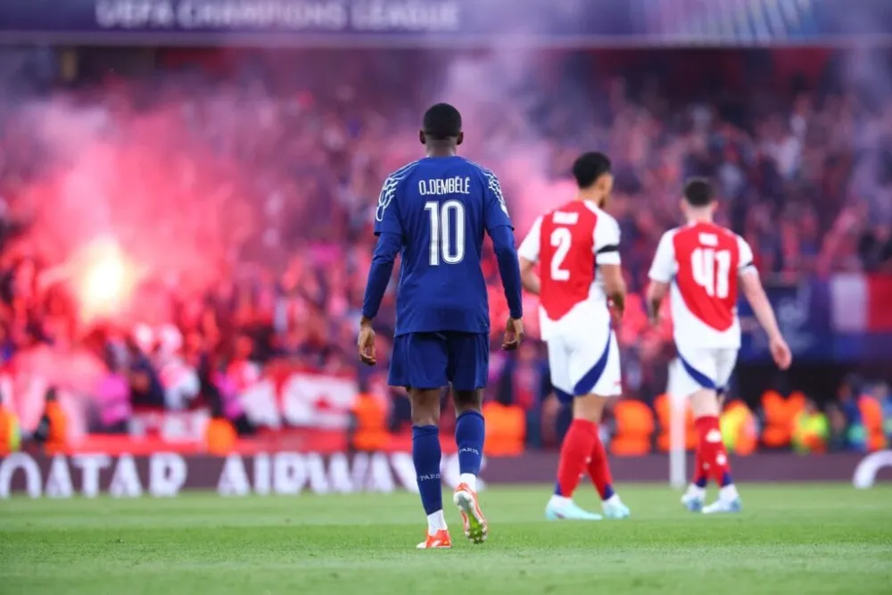 Ousmane Dembélé, l'attaquant du PSG (PSG.FR)