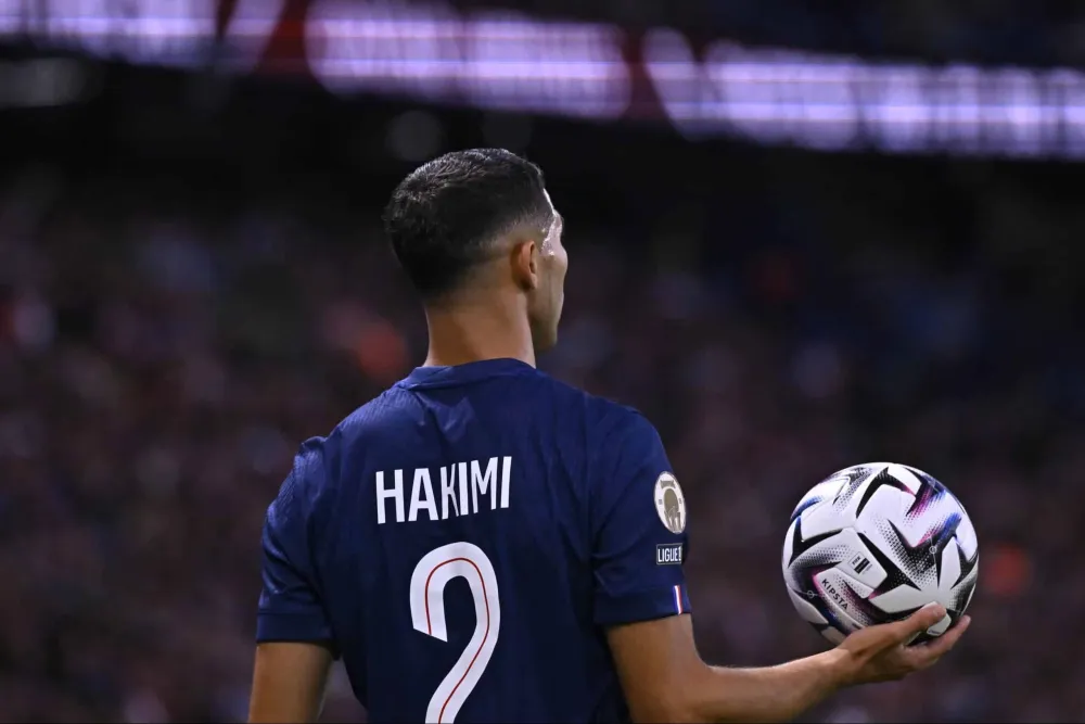 Achraf Hakimi, le latéral parisien (PSG.FR)