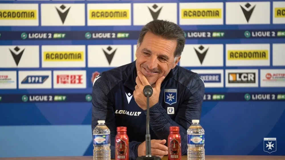 Christophe Pelissier, entraîneur de l'AJ Auxerre (AJA.fr)