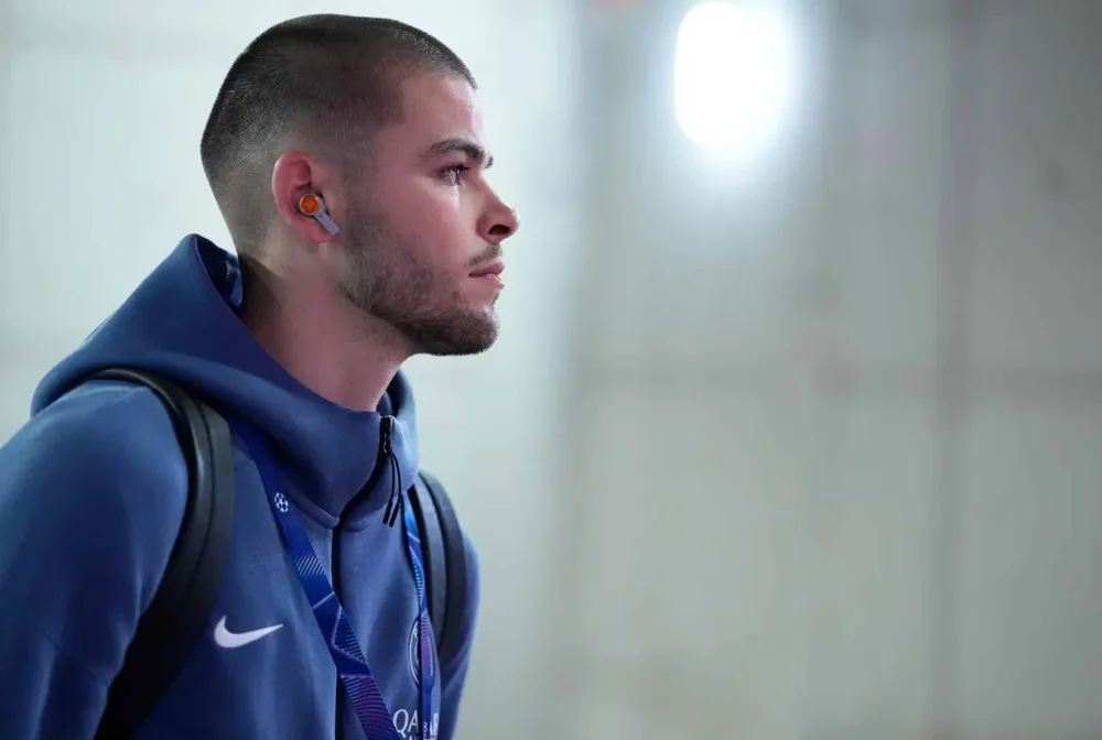 Lucas Chevalier, le gardien du PSG (PSG.FR)