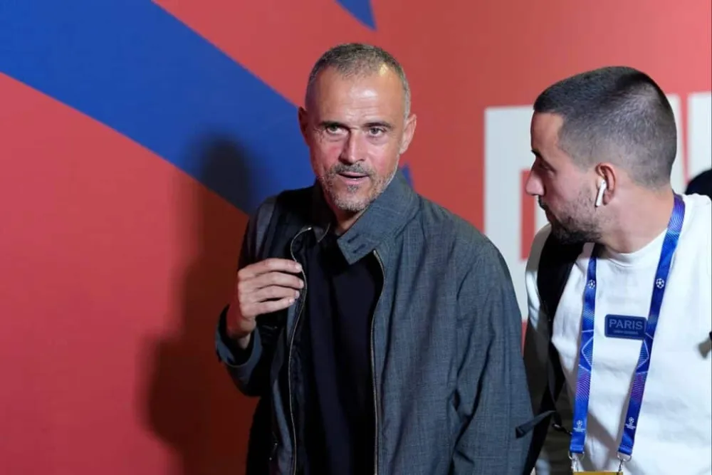 Luis Enrique, l'entraineur du PSG (PSG.FR)