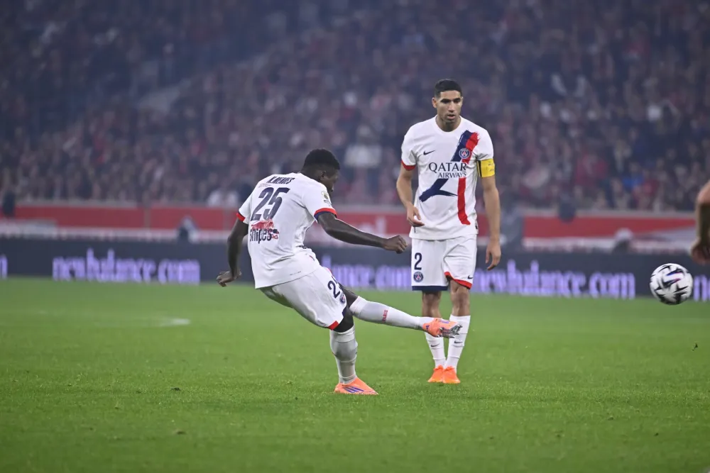 Nuno Mendes avec le PSG (PSG.FR)