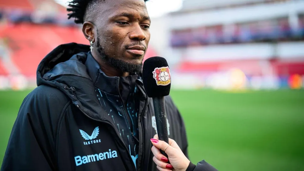 Edmond Tapsoba, le défenseur du Bayer Leverkusen (Bayer04.de)