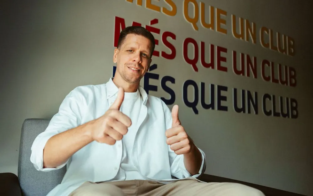 Wojciech Szczesny, le gardien de but du Barça (FCBarcelona.com)