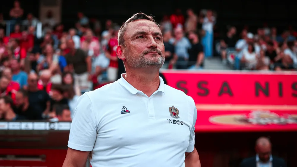 Franck Haise, le coach de l’OGC Nice (OGCNice.com)