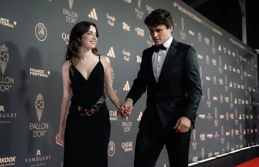 Joao Neves et sa petite amie Madalena Adragao (Instagram)