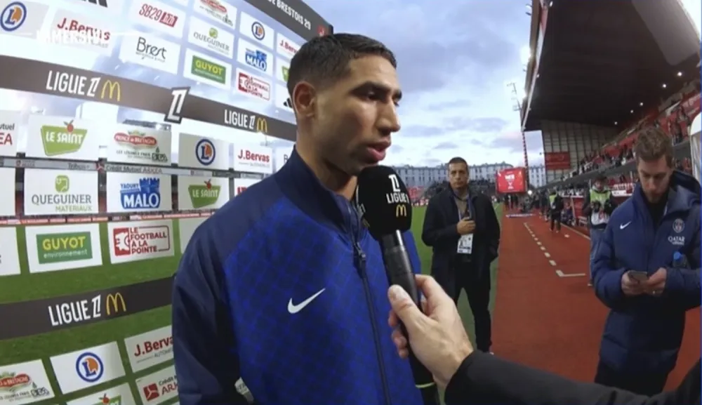 Achraf Hakimi, le latéral du PSG (beinsports)