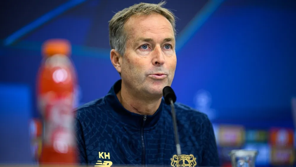 Kasper Hjulmand, le coach du Bayer Leverkusen (Bayer04.de)