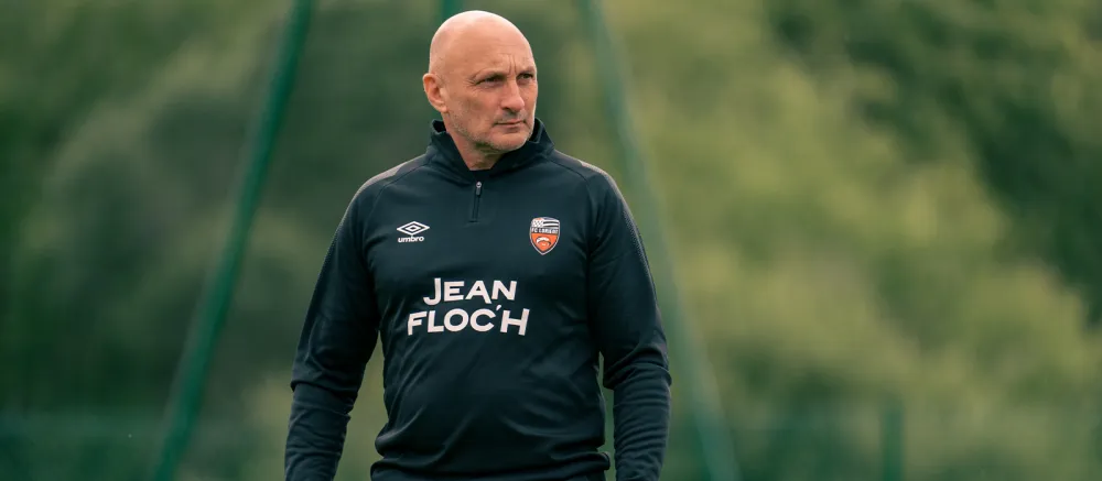 Olivier Pantaloni, le coach du FC Lorient (FCLorient.bzh)
