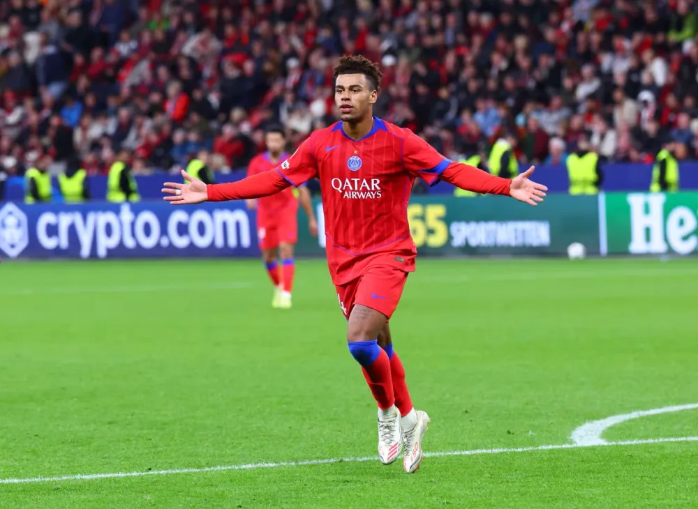 Désiré Doué, l'attaquant du PSG (PSG.FR)