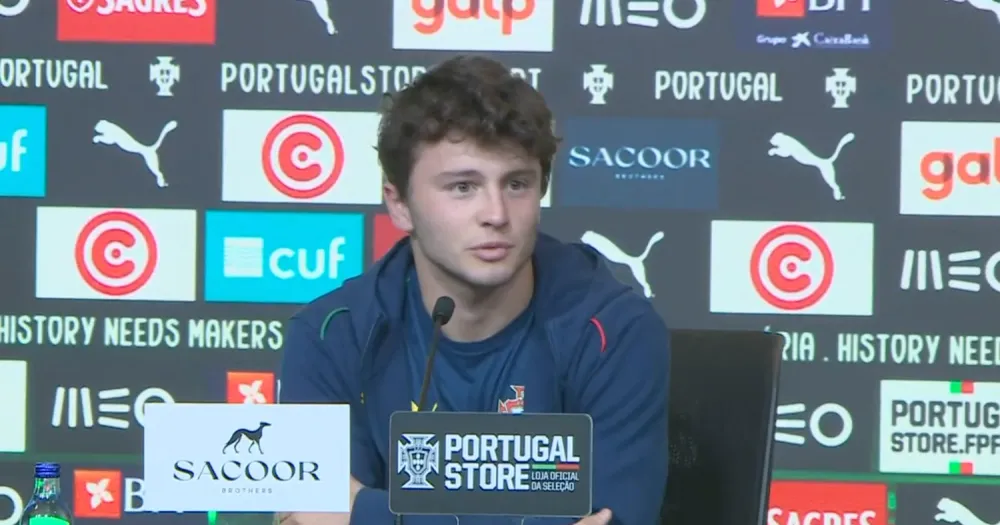 Joao Neves, le milieu de terrain du PSG et du Portugal (CP)