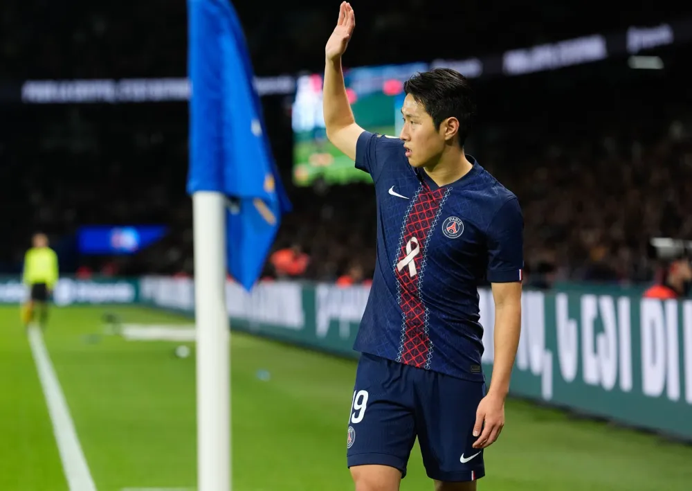 Kang-in Lee, l'attaquant du PSG (PSG.FR)