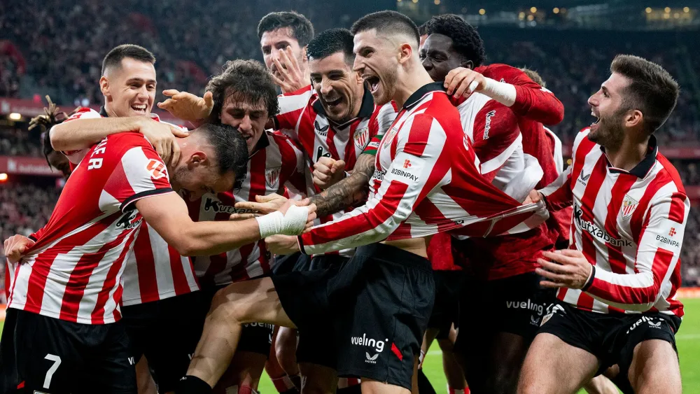 Les joueurs de Bilbao (athletic-club.eus)