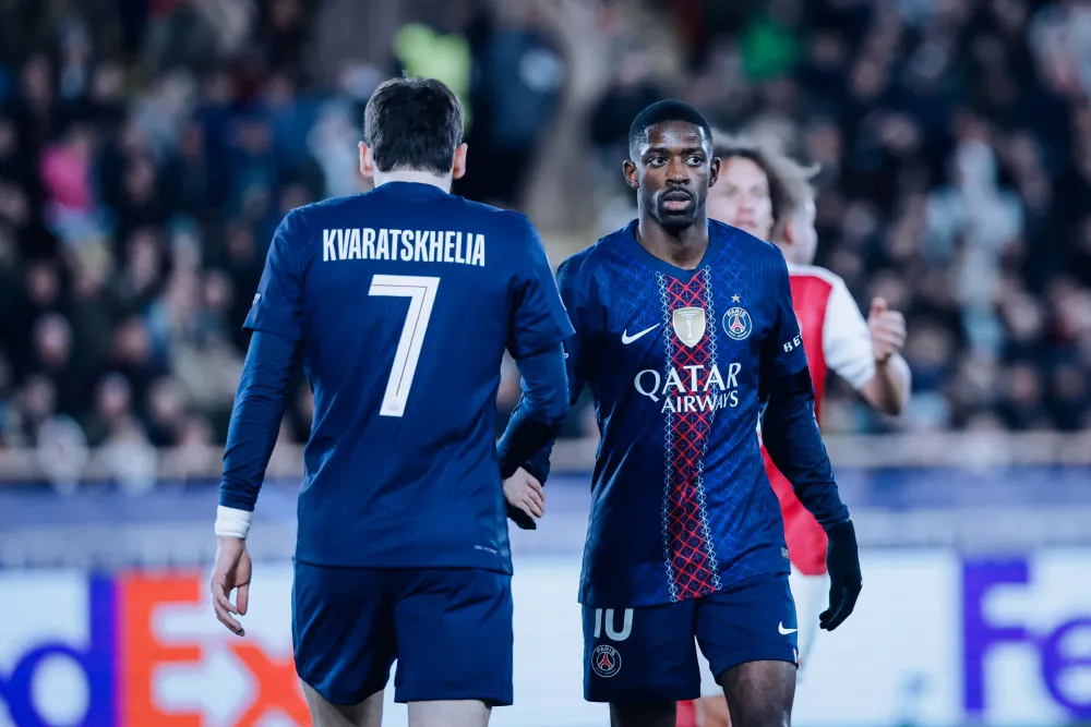 L'attaquant du PSG Ousmane Dembélé (PSG.FR)